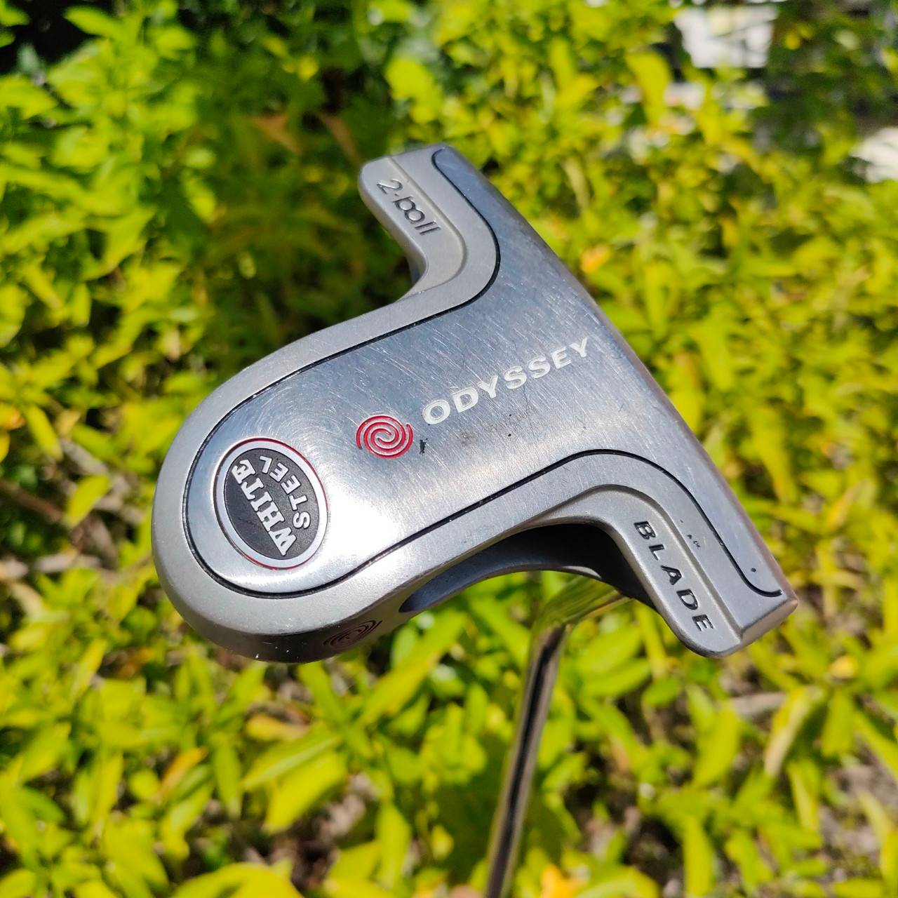 PUTTER ODYSSEY 2-BALL BLADE WHITE STEEL ก้าน WHITE STEEL ความยาว 34 นิ้ว รุ่นนี้ยอดนิยมมากๆ