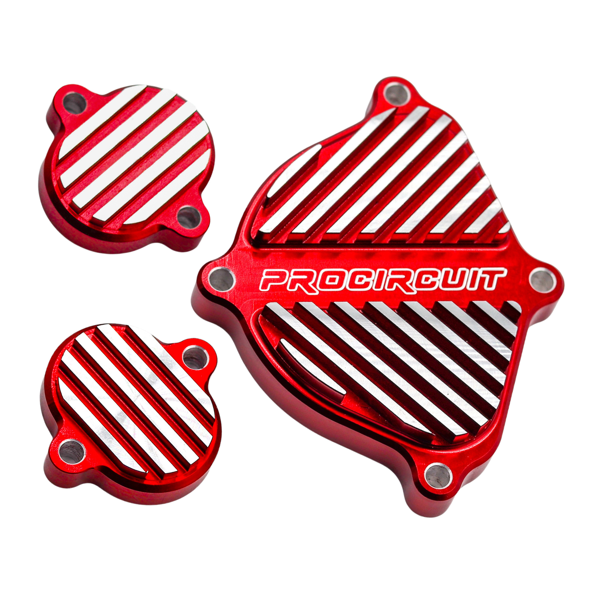 ฝาครอบแคม/วาลว์ Super Zero Dress Up Kit KLX110, KSR110, Z125 (Pro แดง)