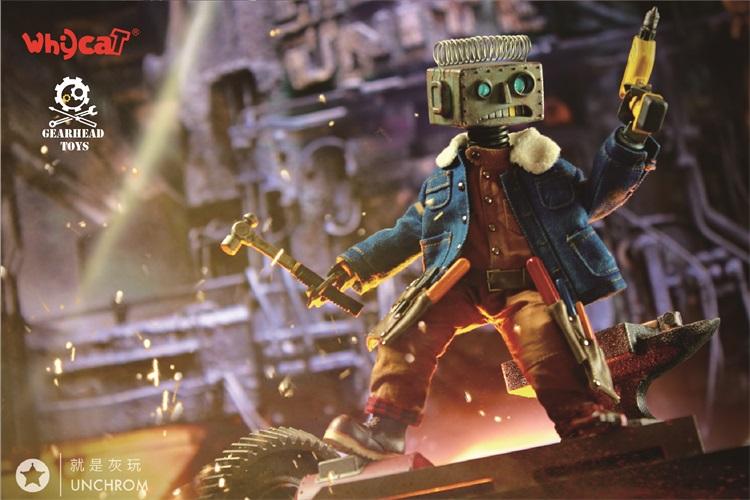 [สั่งจอง]Whycat & GEARHEADTOYS GHT001 ClumsyBot Series NO.1 : Repairman Curry