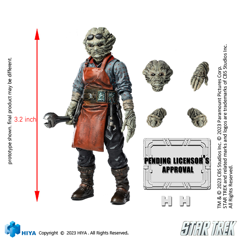 [สั่งจอง] Hiya toys 1/18 Ems0238 EXQUISITE MINI Series : Star Trek 2009 - Keenser