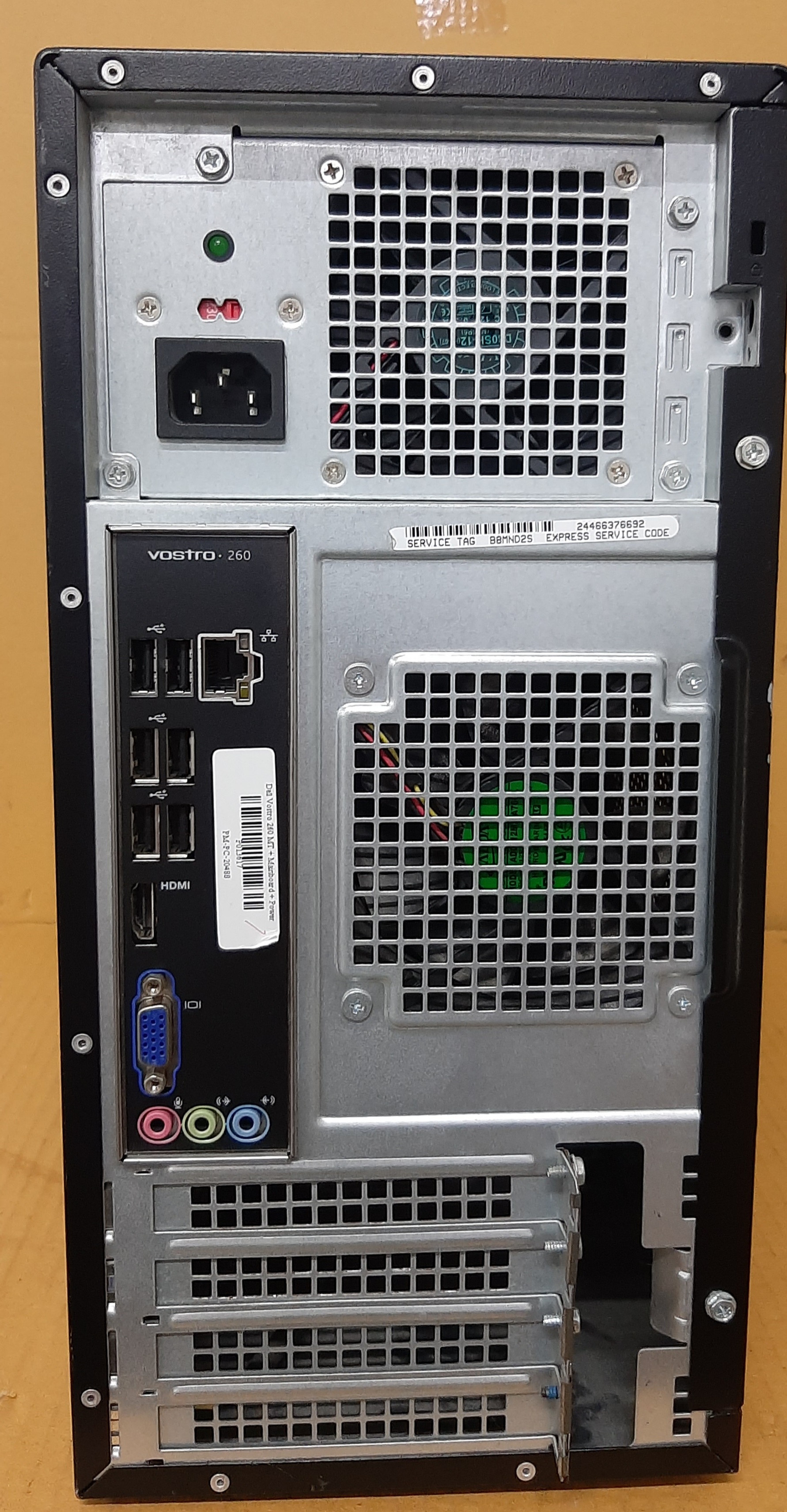 PC มือสอง สภาพดี ประกันร้าน 1 เดือน Dell Vostro 260 MT (เครื่องเปล่า) รองรับ CPU Gen2 i3 i5 i7 Ram DDR3