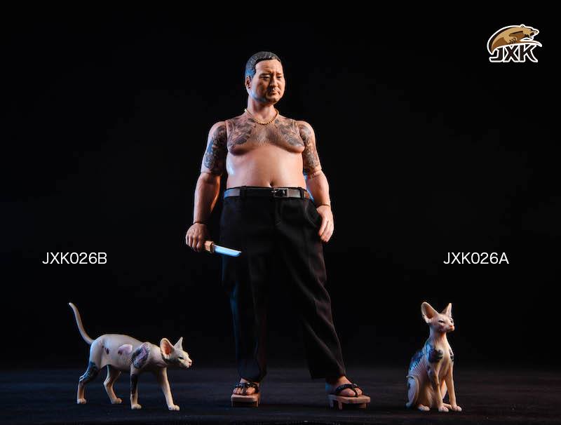 [สั่งจอง]JxK.Studio Jxk026A/b 1/6 Scale Sphynx cat tattoo