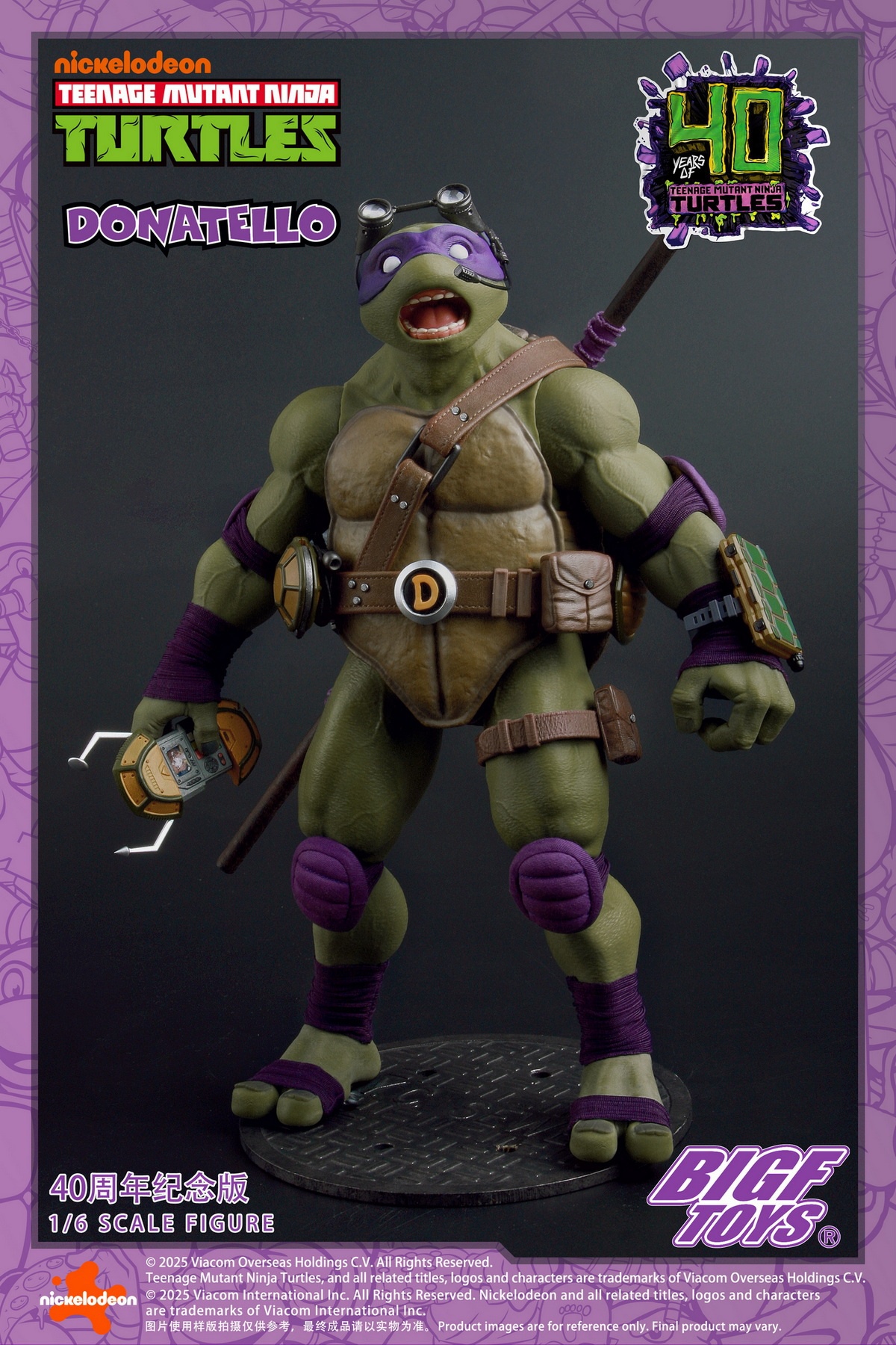 [สั่งจอง]BIGFTOYS BIGF-003 1/6 : TNMT - Donatello 40th Anniversary Edition
