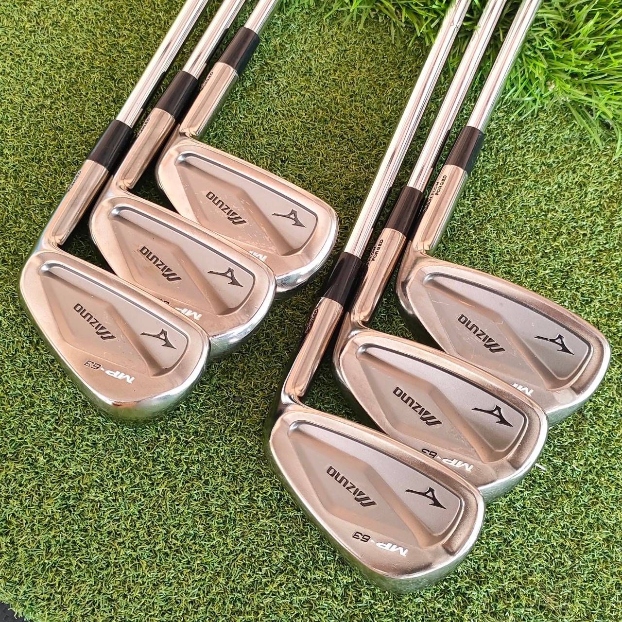 ชุดเหล็ก MIZUNO MP-63 Grain Flow Forging process เหล็ก 5 - 9 PW รวม 6 ชิ้น ก้าน DYNAMIC GOLD X100