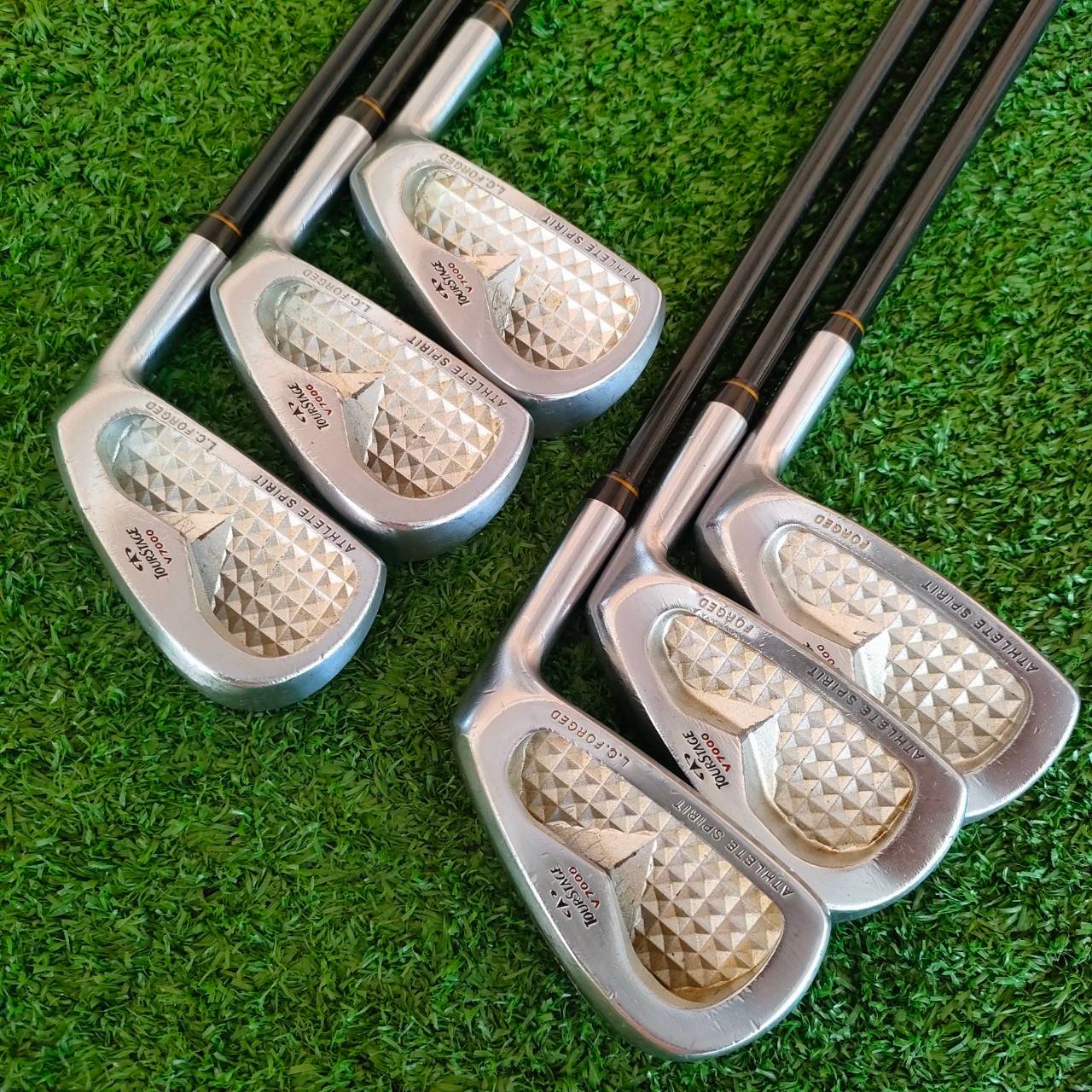 ชุดเหล็ก TOURSTAGE V7000 มีเหล็ก 4-9 ก้าน TDI-60H FLEX R เหล็ก FORGED พรีเมี่ยมญี่ปุ่นแท้ๆ ไม้กอล์ฟมือสอง ของแท้ BY NakaraLuxurious