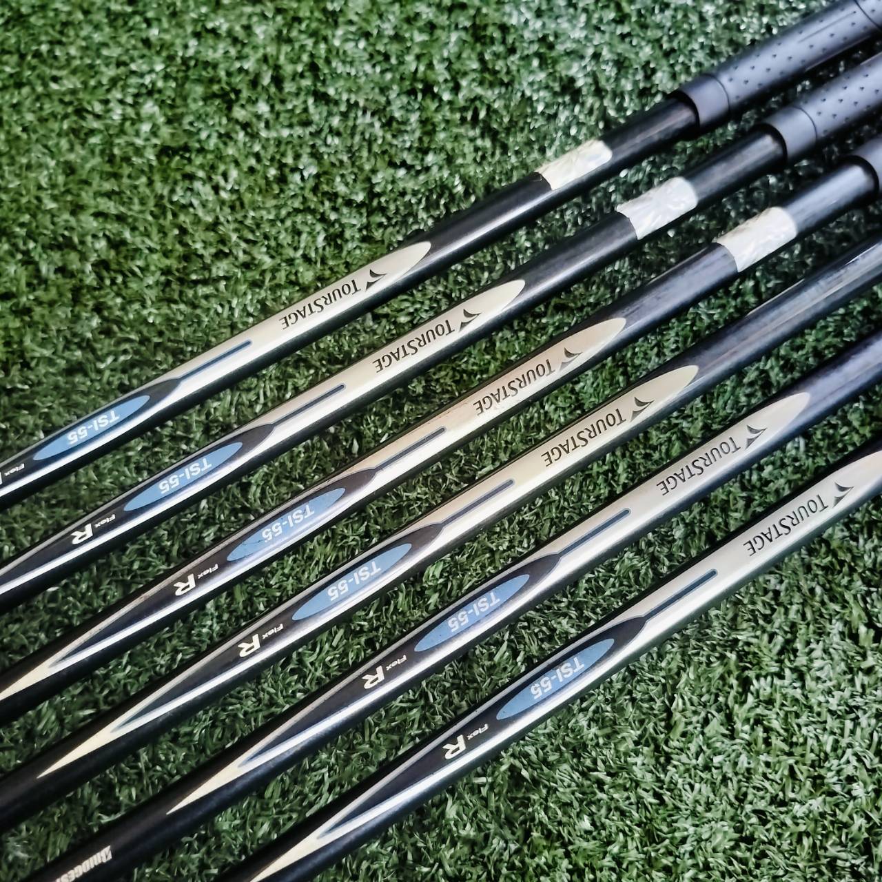 ชุดเหล็ก TOURSTAGE VIQ SUPER PREMIUM FORGED JAPAN มีเหล็ก 5 6 7 8 9 PW สภาพสวยมากๆ ก้าน TOURSTAGE TSI-55 FLEX R ไม้กอล์ฟพรีเมี่ยมมือสอง ของแท้ By NakaraLuxurious