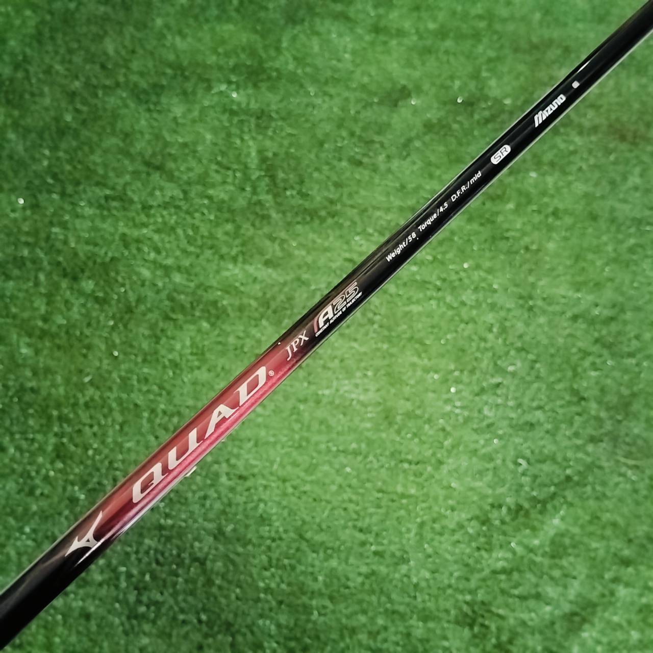 FW5 MIZUNO JPX A25 กราไฟต์ QUAD JPX A25 FLEX SR ชดเชยสูงมากๆ ตีง่ายมากๆ และหัวสี่เหลี่ยมแบบนี้ ตีตรงมาก เพราะค่า MOI สูงมากที่สุด!!! ไม้กอล์ฟพรีเมี่ยมมือสอง ของแท้ By NakaraLuxurious