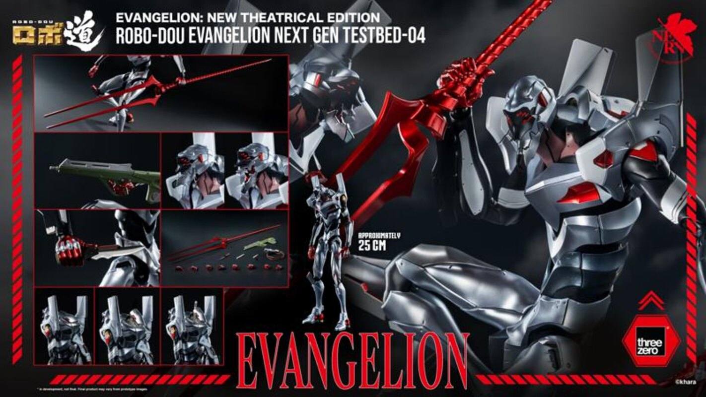 [สั่งจอง]threezero Evangelion: New Theatrical Edition Robo-Dou Evangelion Next Gen Testbed-04 (25Cm)