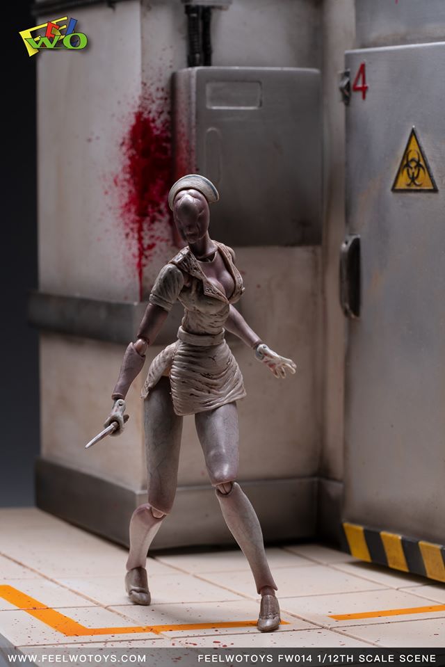 [สั่งจอง]ฉากไดโอรามา ประตูหน้าโรงงานนิวเคลียร์ FEELWOTOYS FW014 1/12 Scene Of Nuclear Factory