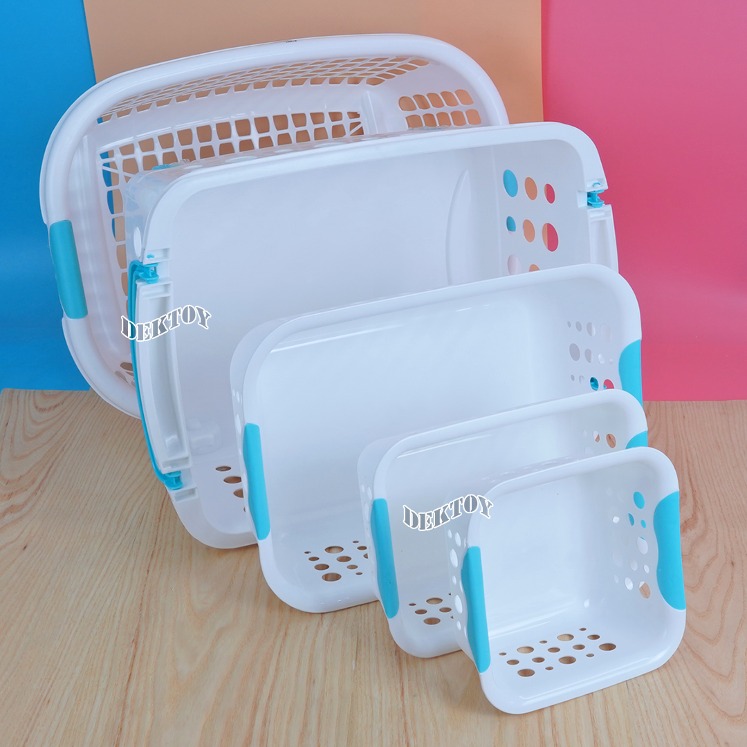 5 ใบ NANNY แนนนี่ ตะกร้าพลาสติกแนนนี่