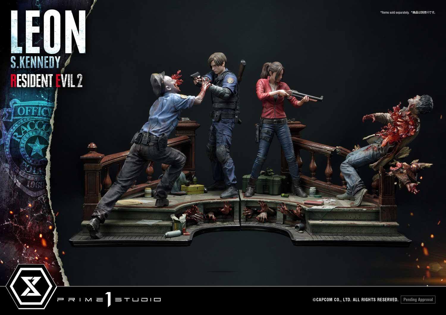 [สั่งจอง]Prime 1 Studio UPMRE2 : Resident Evil 2 Leon S. Kennedy & Claire Redfield