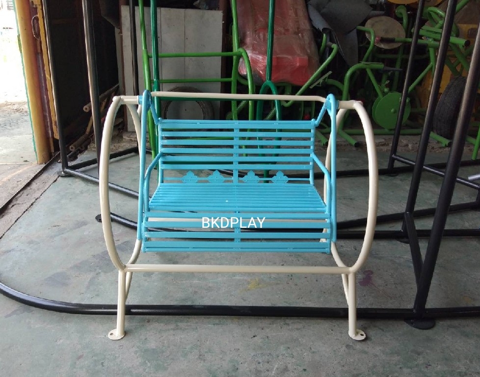 เครื่องเล่นสนามเหล็ก เก้าอี้โยก ชิงช้ากลม ขนาด 1 เมตร ราคาโรงงาน สินค้าสั่งทำ 7-15 วัน ขนาด 60x100x80 ซม.