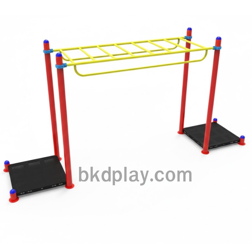 ปีนป่ายเหนือศรีษะ, เครื่องเล่นสนามกลางแจ้ง เหล็ก,บาร์โหน OutdoorPlayground, ออกกำลังกายเด็ก เพิ่มความสูง เด็กประถม-มัธยม ขนาด 80x360x200 ซม.