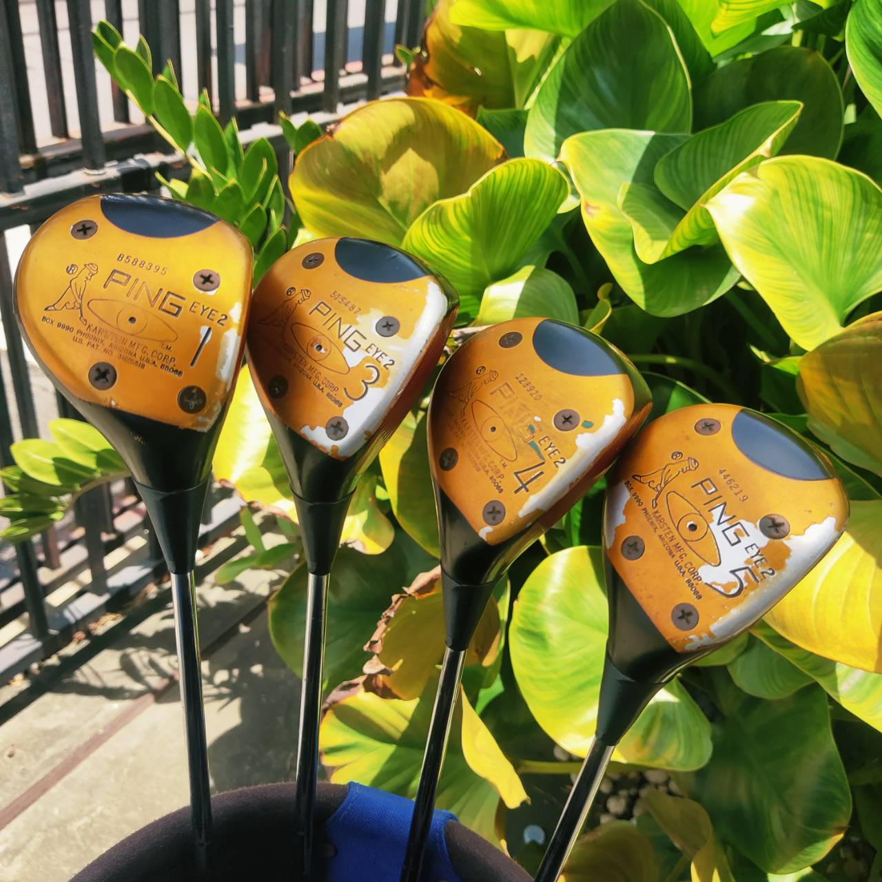 ชุดหัวไม้ PING EYE2 สำหรับสะสม มีหัวไม้ 1 3 4 5 ครบเลยค่ะ หายากมาก
