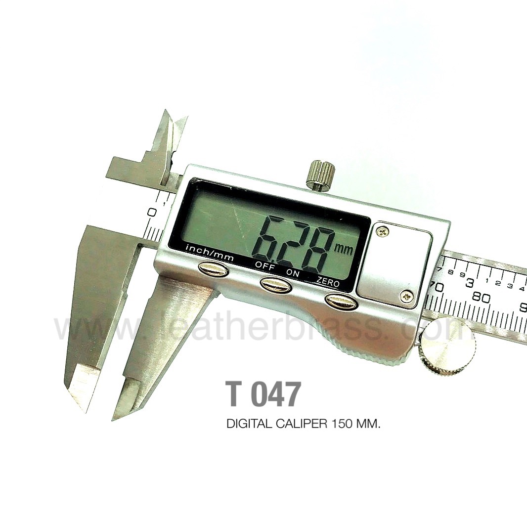 T047 เครื่องวัดขนาดดิจิตัล Digital Caliper 150 mm อุปกรณ์สำหรับวัดขนาดอะไหล่ วัดความหนาหนัง**ราคาต่อกล่อง**