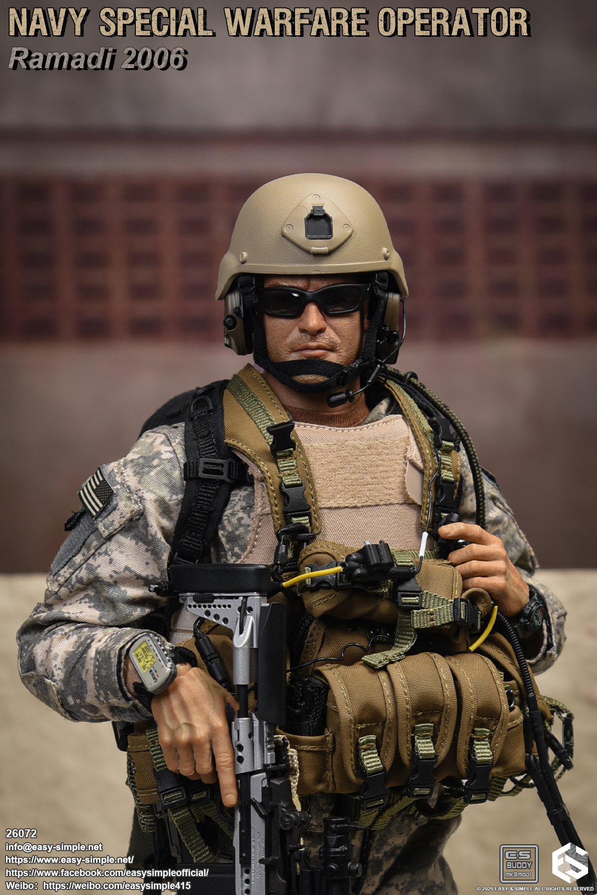 [สั่งจอง]Easy&Simple 26072 1/6 : NAVY SPECIAL WARFARE OPERATOR Ramadi 2006