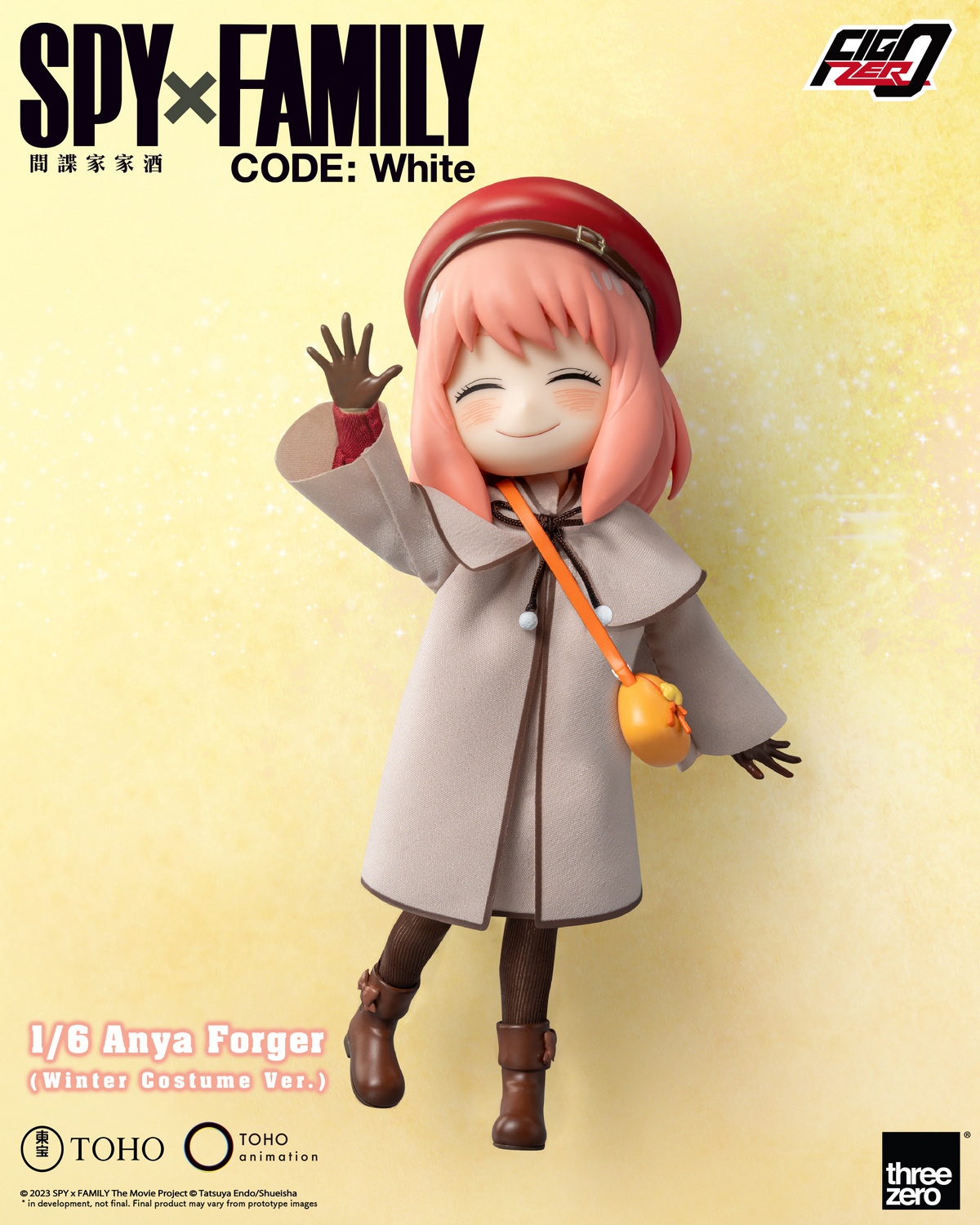[สั่งจอง]Threezero 3Z07810M0 1/6 : SPY×FAMILY CODE: White FigZero - Anya Forger (Winter Costume Ver.)