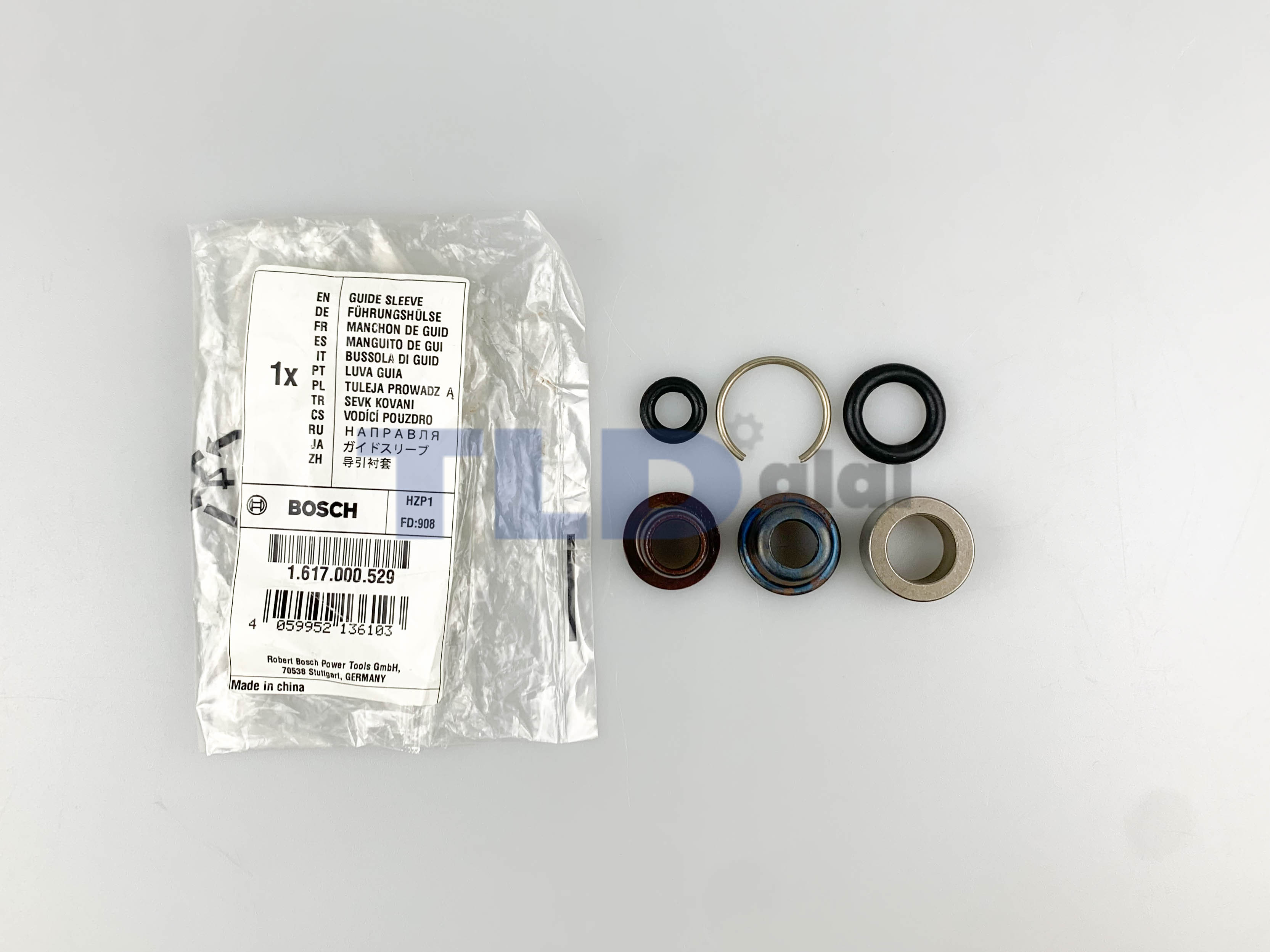 ชุดแหวนแกนกระแทก (แท้) สว่านโรตารี่ Bosch บอช รุ่น GBH 2-22RE #832 (1617000529) (อะไหล่แท้ 100%) GUIDE SLEEVE