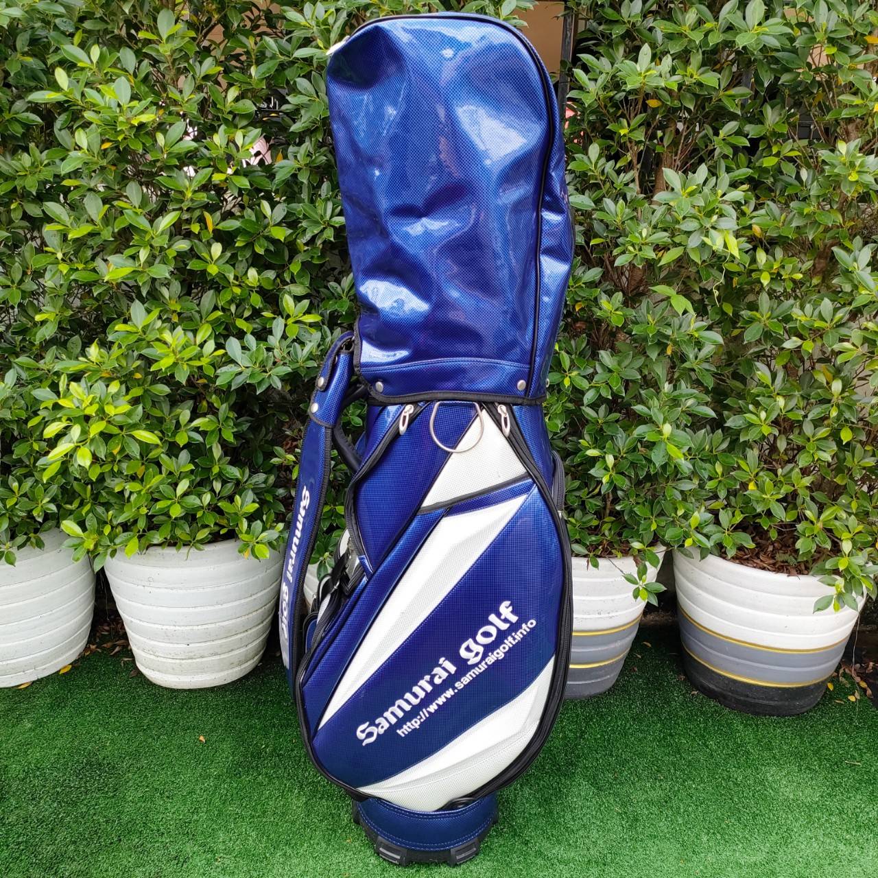 ถุงกอล์ฟ SAMURAI GOLF หนังเเก้ว มือสอง สวยมากๆ สภาพสวยนางฟ้าเลยครับ แบบว่าพลาดไม่ได้ ราคาโดนมาก