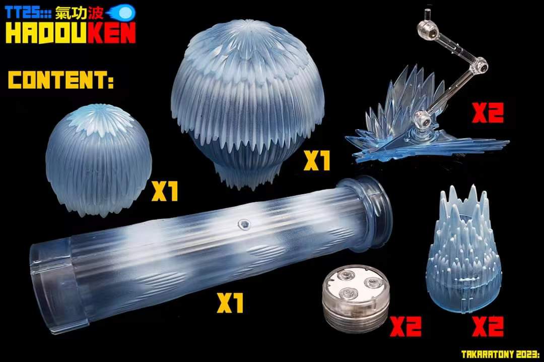 [สั่งจอง]Mugentoys T25 1/12 : hadouken effect new color version
