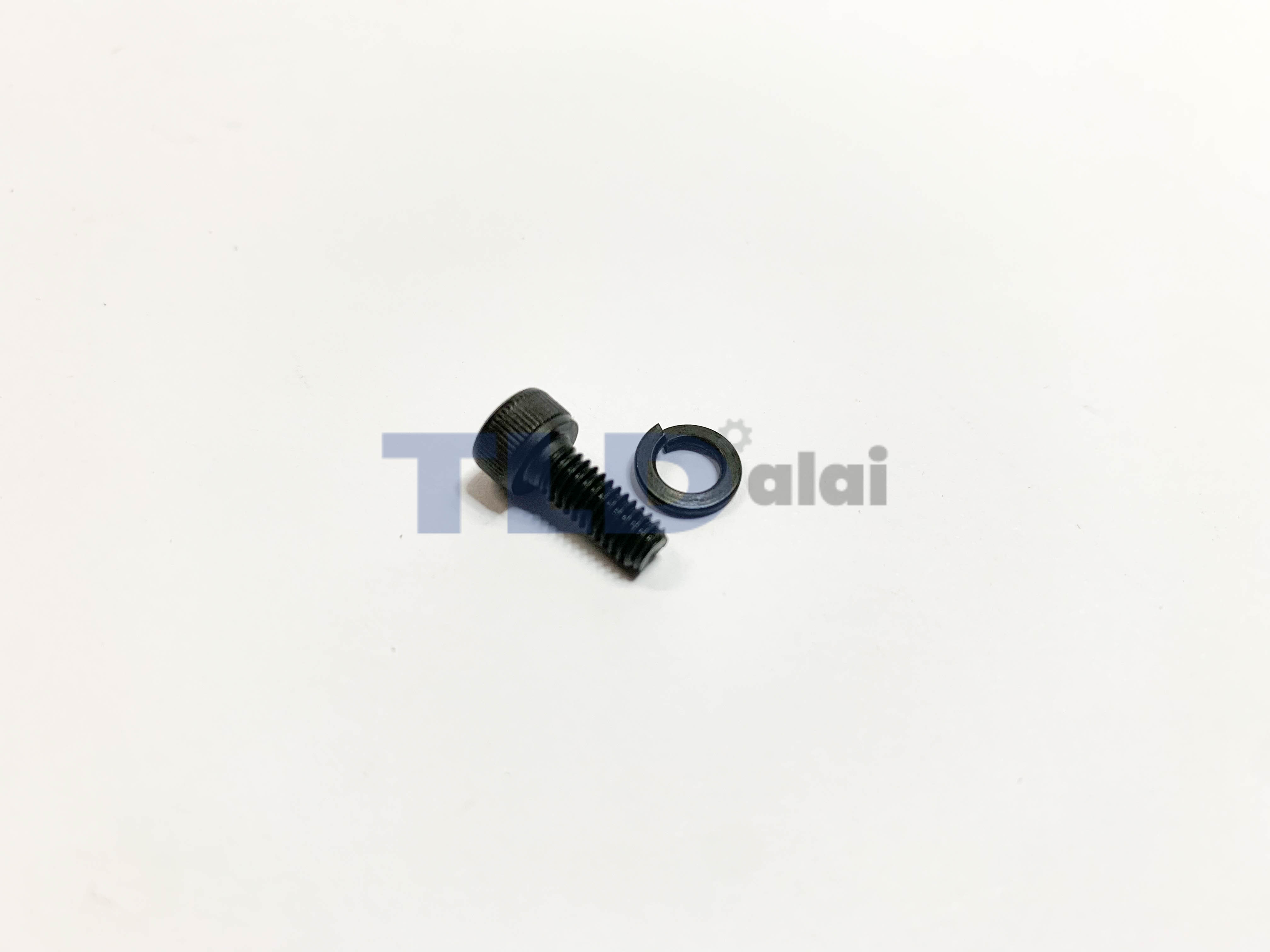 น็อตประกับใบ เลื่อยจิ๊กซอว์ Makita มากีต้า รุ่น 4300BA, 4300BV (ลักษณะน็อตเป็นหัวหกเหลี่ยม มาพร้อมแหวน)