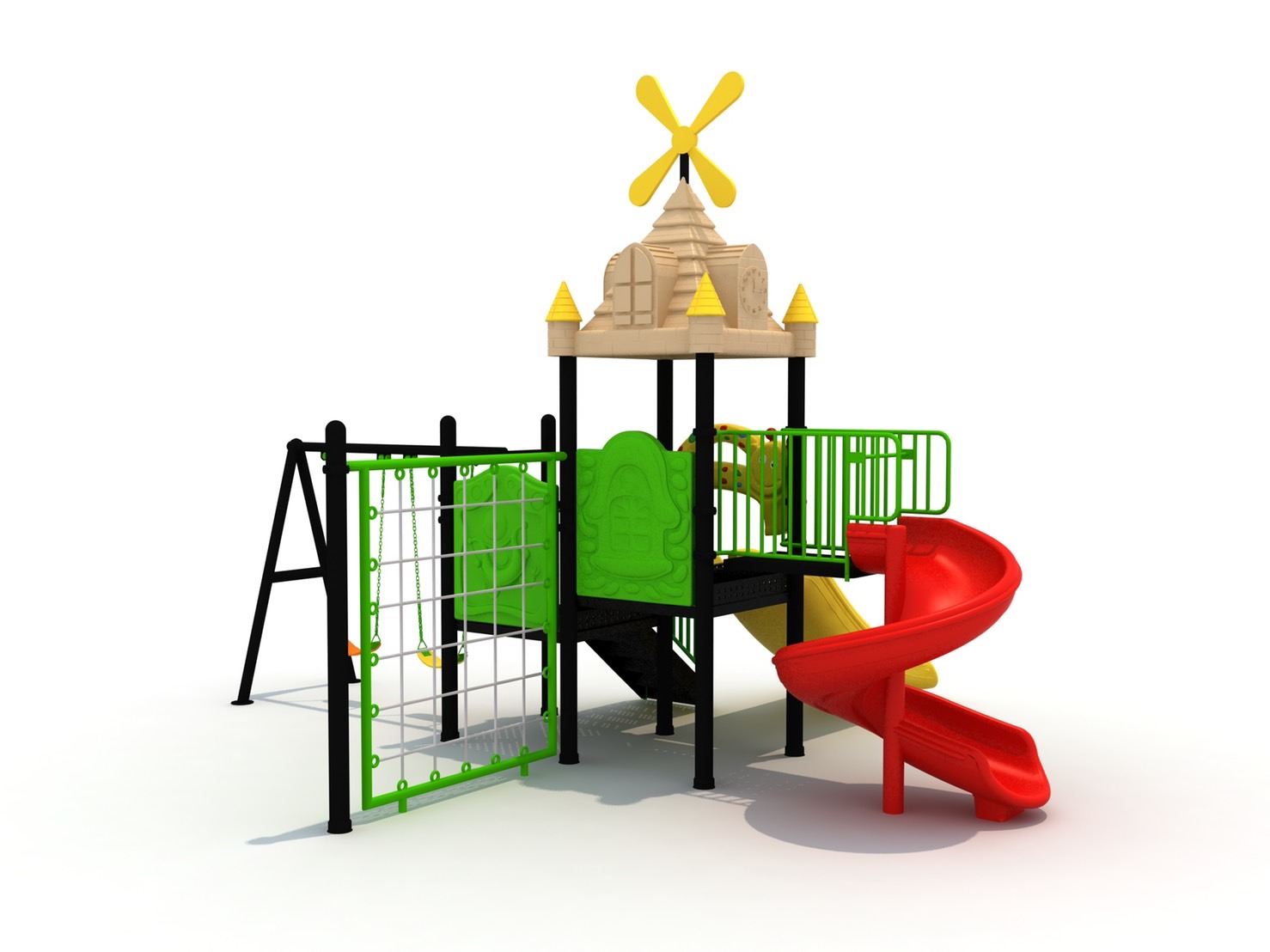 เครื่องเล่นสนาม, กระดานลื่น, ชุด สวนสนุกกังหันลม กระดานลื่น, ของเล่น,ครุภัณฑ์สนามเด็กเล่น, สพฐ,โครงการโรงเรียนประชารัฐ playground,สไลเดอร์,ของเล่นเสริมพัฒนาการ,เครื่องเล่นสนาม, สนามเด็กเล่น