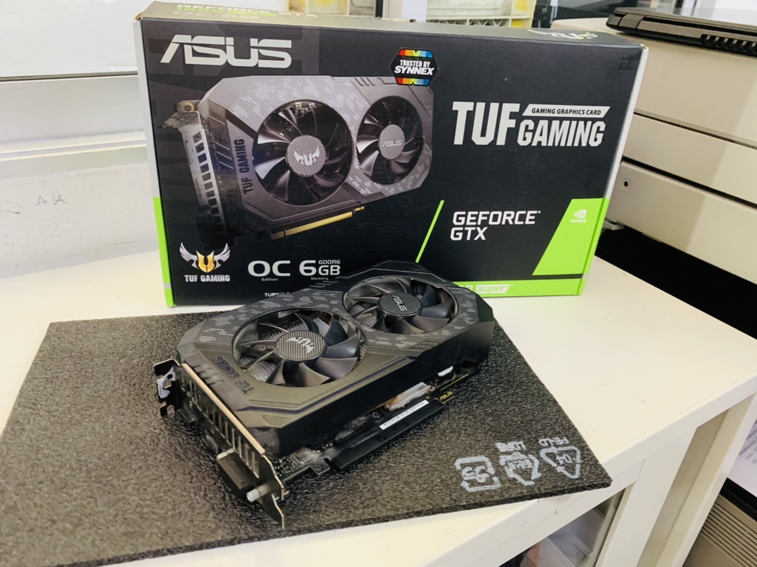 การ์ดจอ ASUS TUF GTX1660 SUPER O6G GAMING 6GB DDR6 ประกันเหลือ 2023/11