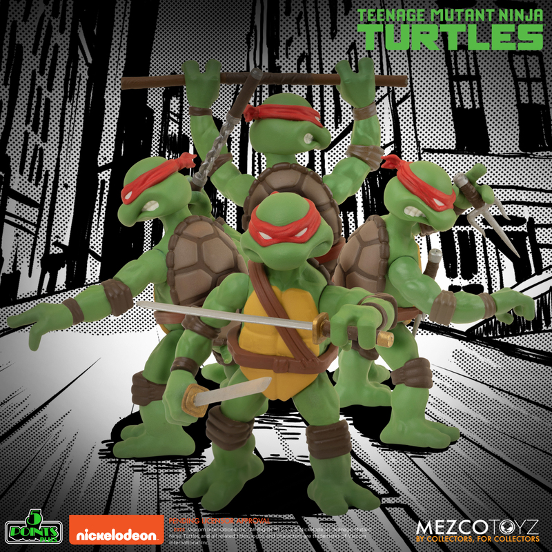 [สั่งจอง]Mezco Toyz 5 POINTS : Teenage Mutant Ninja Turtles Deluxe (3.75นิ้ว)