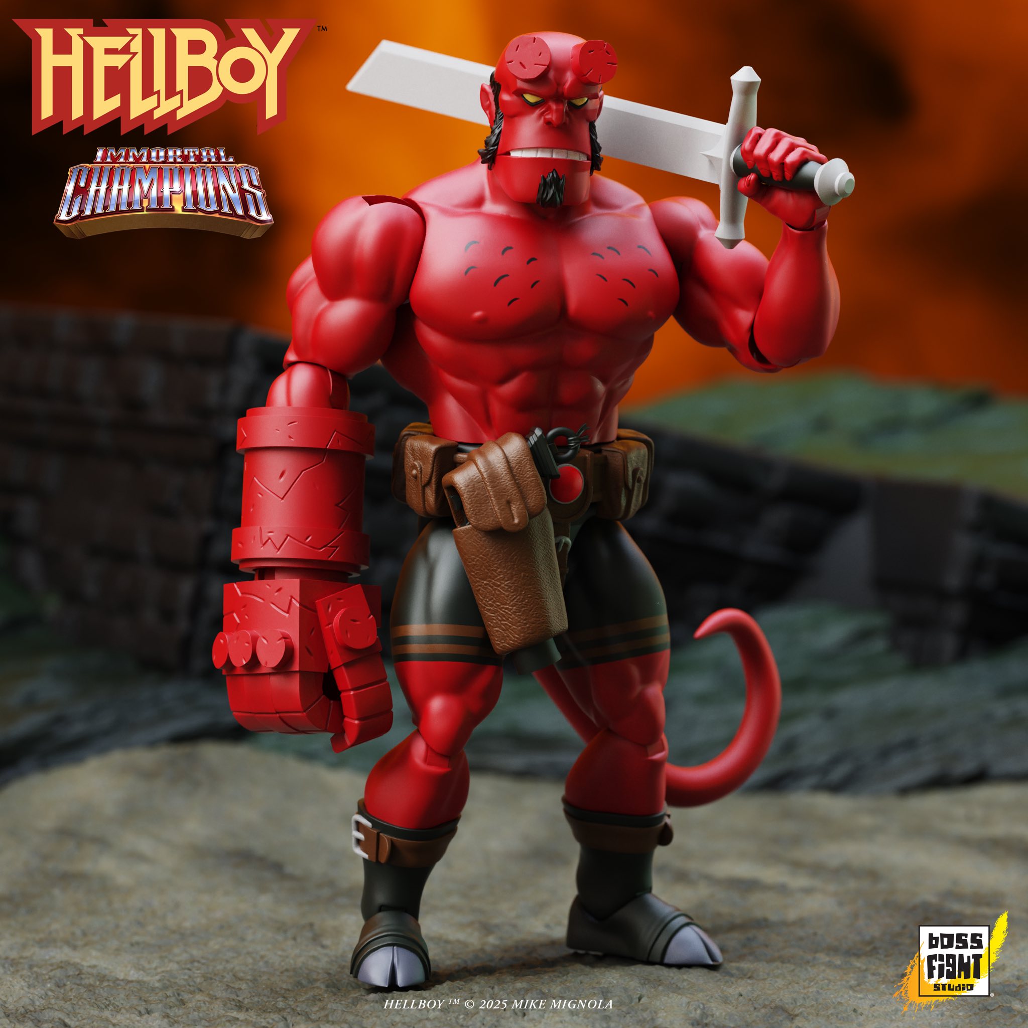 [สั่งจอง]Boss Fight Studio : Retro Hellboy (5.5 นิ้ว)