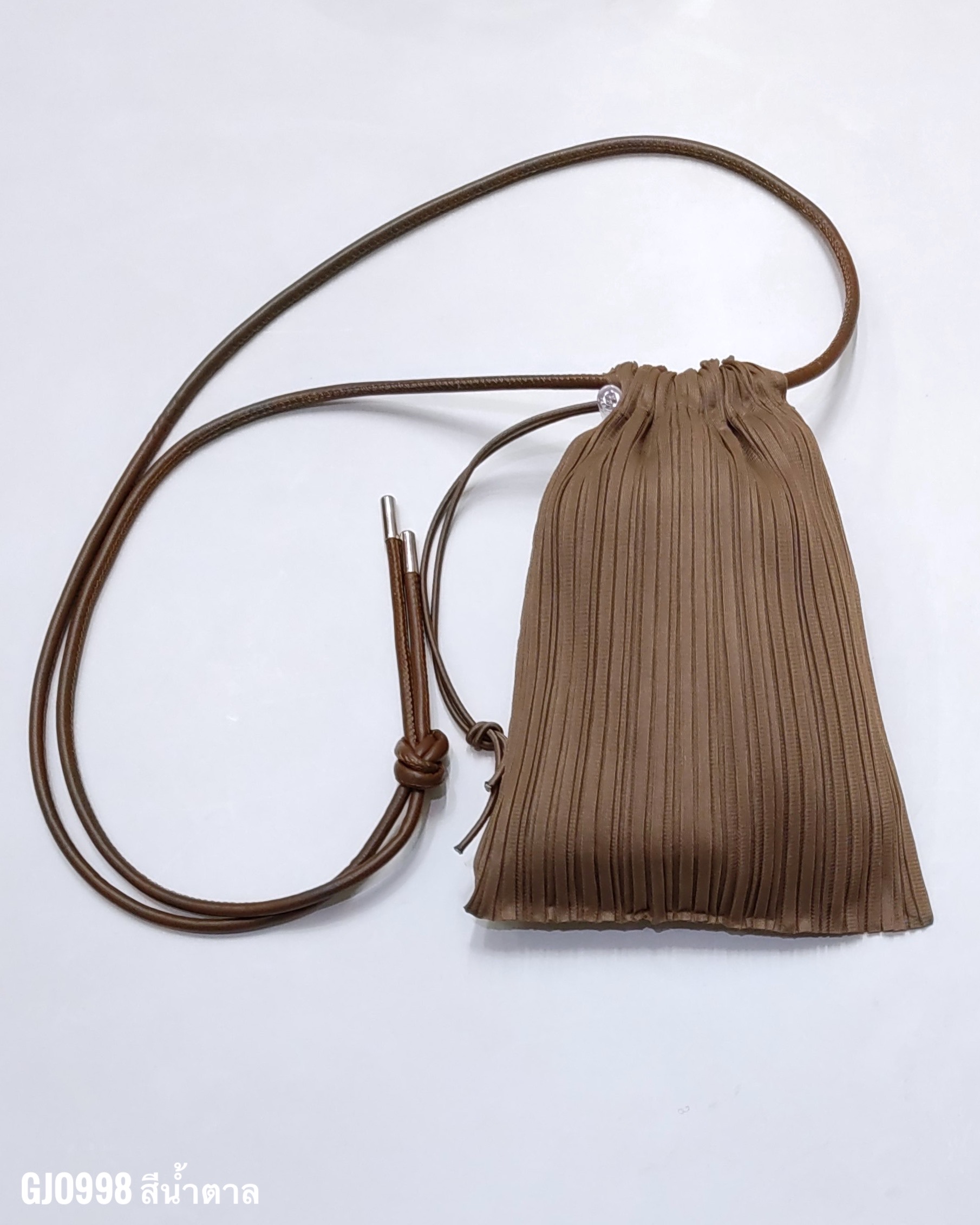 2MUAY รุ่น GJO998 กระเป๋าอัดพลีท PETITE PLEATED BAG 7 สี FREE SIZE