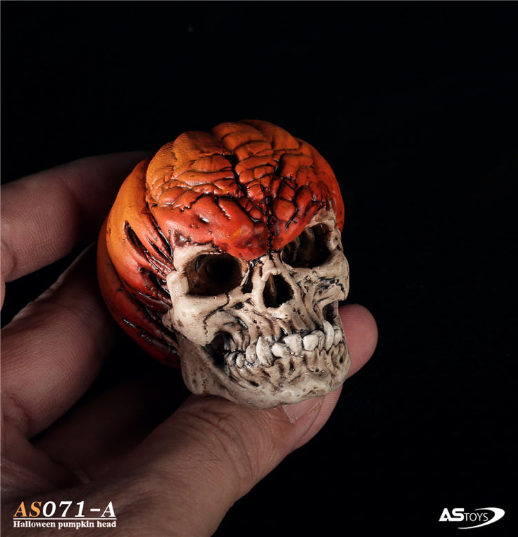 [สั่งจอง]ASTOYS 1/6 : Halloween Skull Pumpkin Head Carving