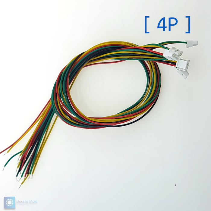 [5 เส้น] หัวต่อ JST GH1.25mm ปลายเปลือย ยาวราว 30cm 2P/3/4/5/6P single head 1.25mm spacing electronic wire with lock terminal wire