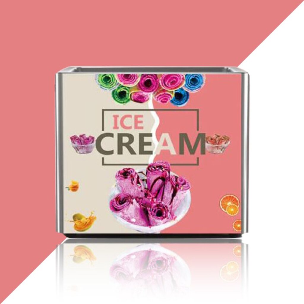 เครื่องทำไอติมผัด รุ่น CBJ10 เครื่องเล็ก มีประกัน เคลื่อนย้ายง่าย ราคาถูก ทำกินเองที่บ้านยังได้