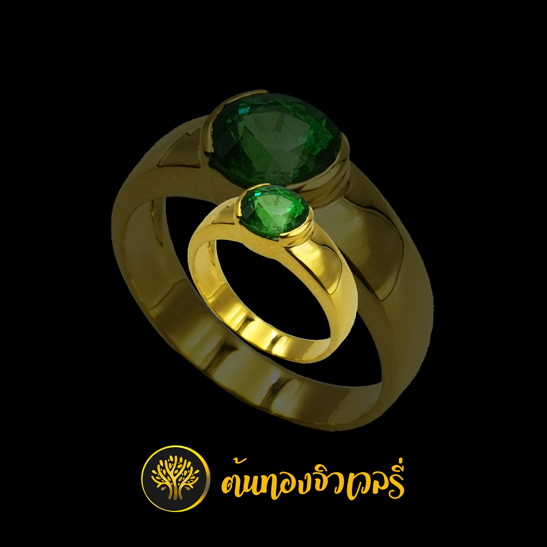 แหวนพลอยเขียวส่อง เรียบเกินนนน แต่สวยเกินนนน