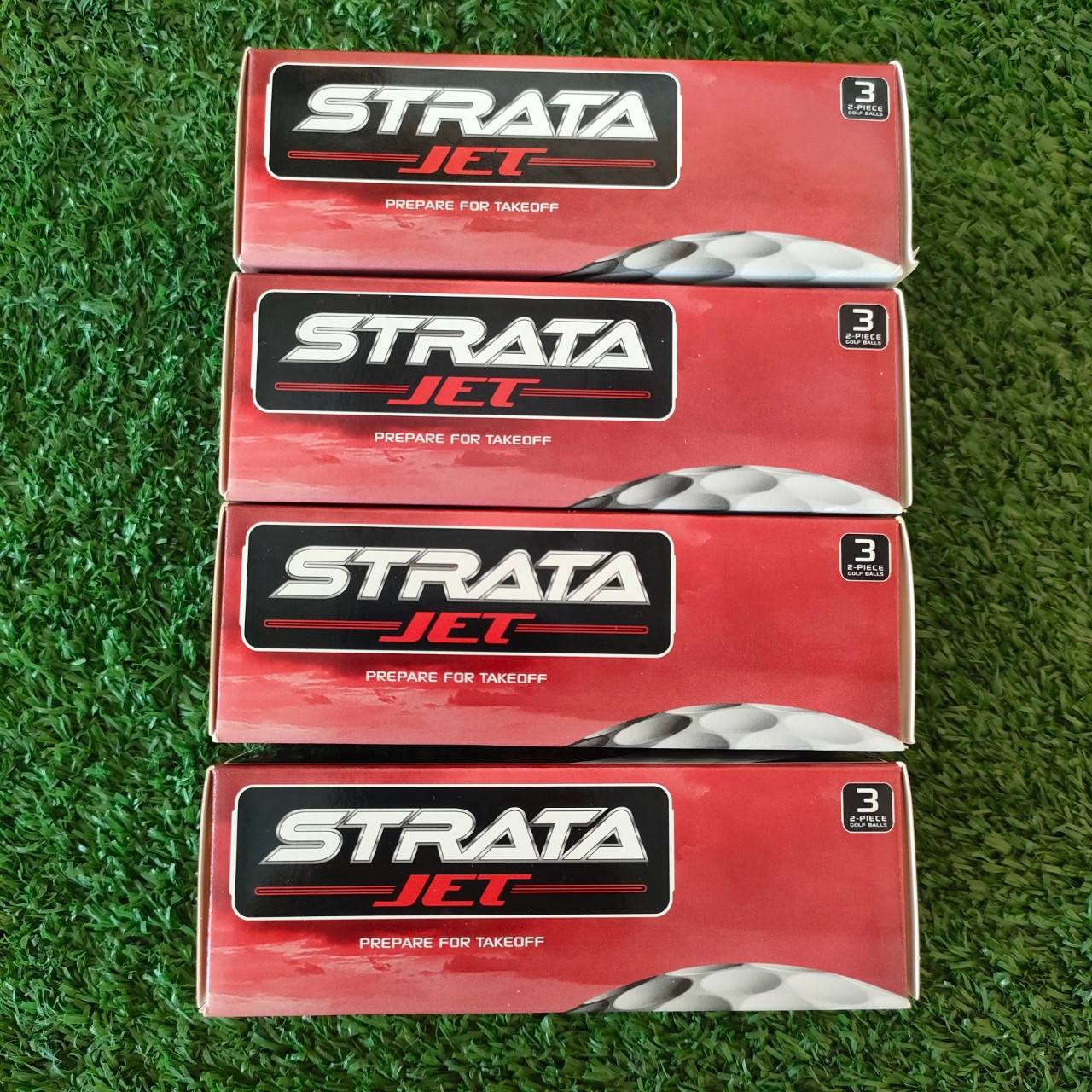 ลดล้างสต๊อก !!! ลูกกอล์ฟ STRATA JET ขายยกโหล 12 ลูก ลูกใหม่มือหนึ่ง ตีดีมาก