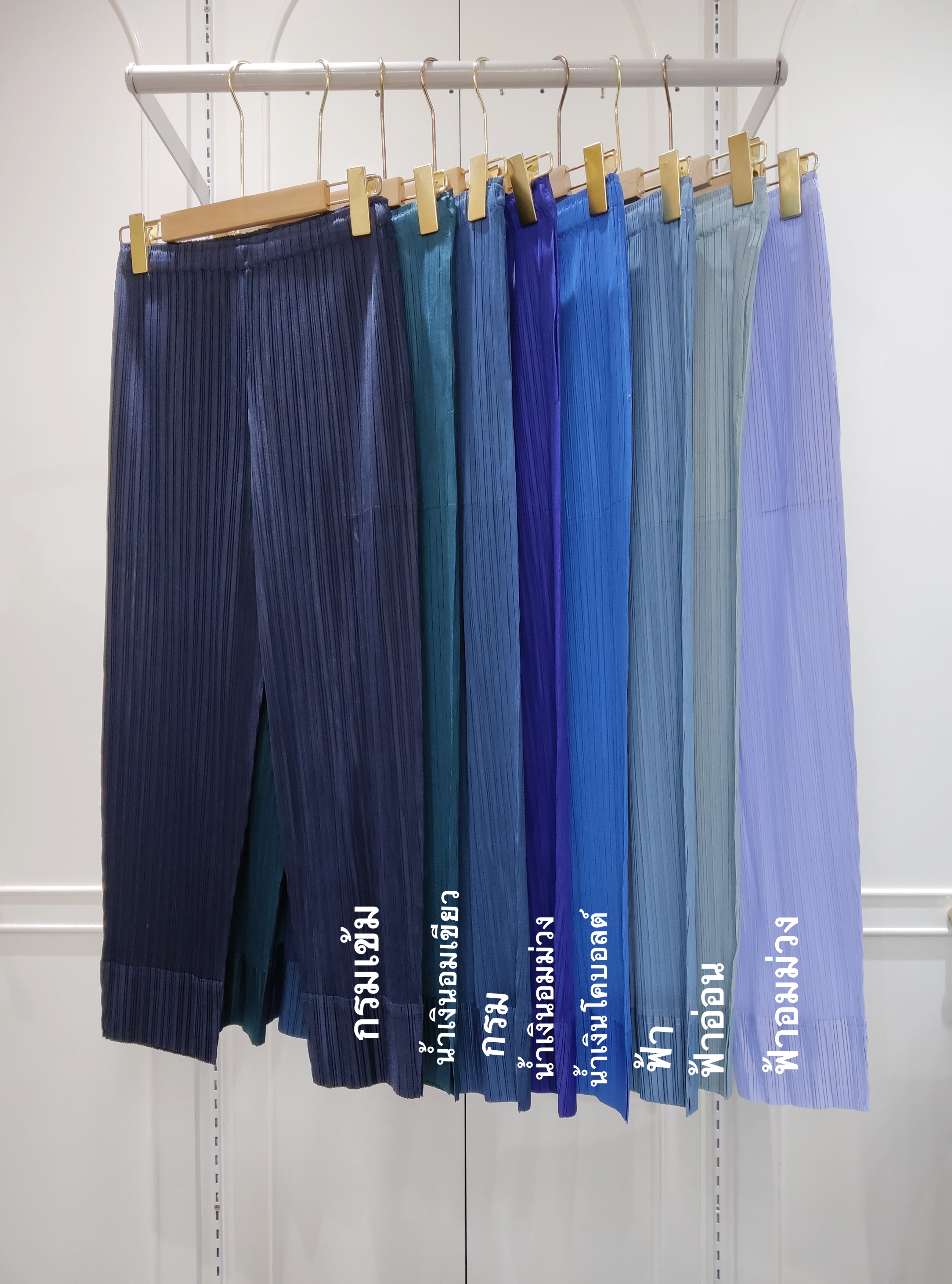 ยาว 34 นิ้ว 2MUAY รุ่น GM7258 กางเกงอัดพลีท SLIM FIT PLEATED PANTS 55 สี FREE SIZE