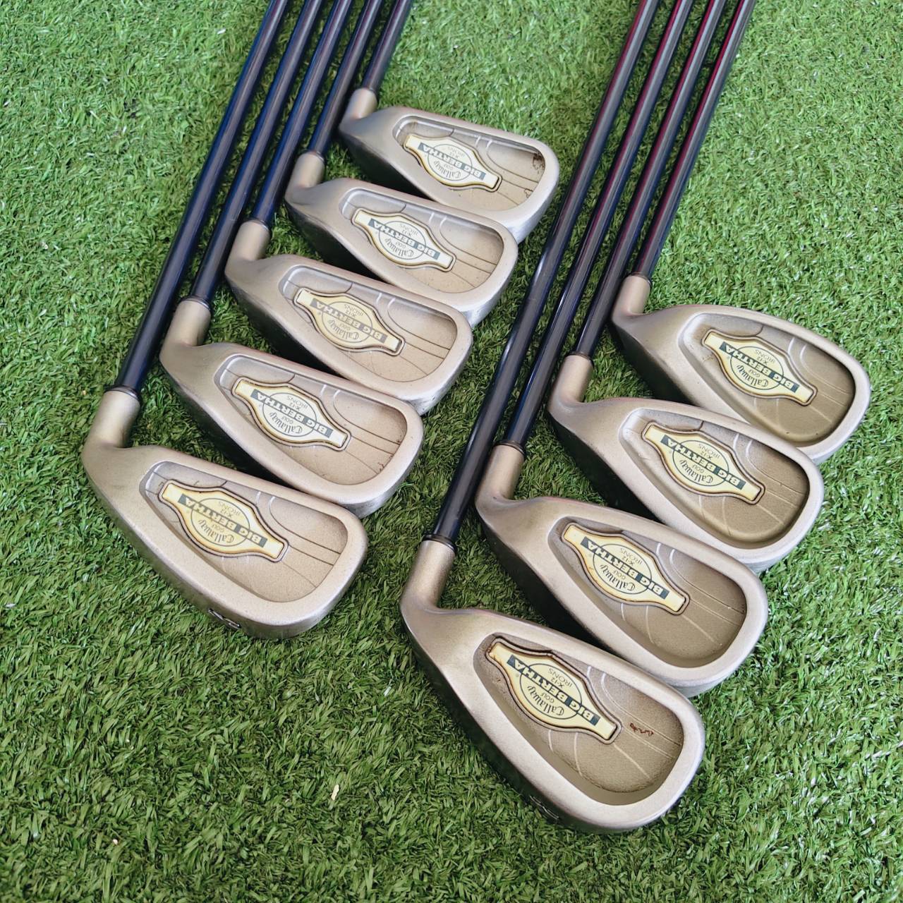 ชุดเหล็ก Callaway BIG BERTHA X-12 ก้าน RCH 99 Flex R แบบเจาะทะลุ (Bore-Thru)
