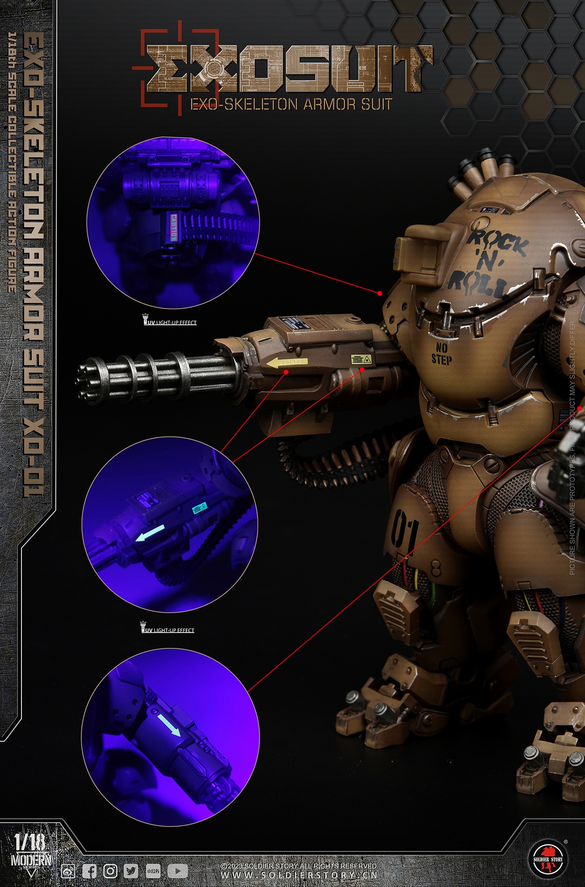 พร้อมส่ง]SoldierStory SSE001 1/18 : EXO-Skeleton Armor Suit