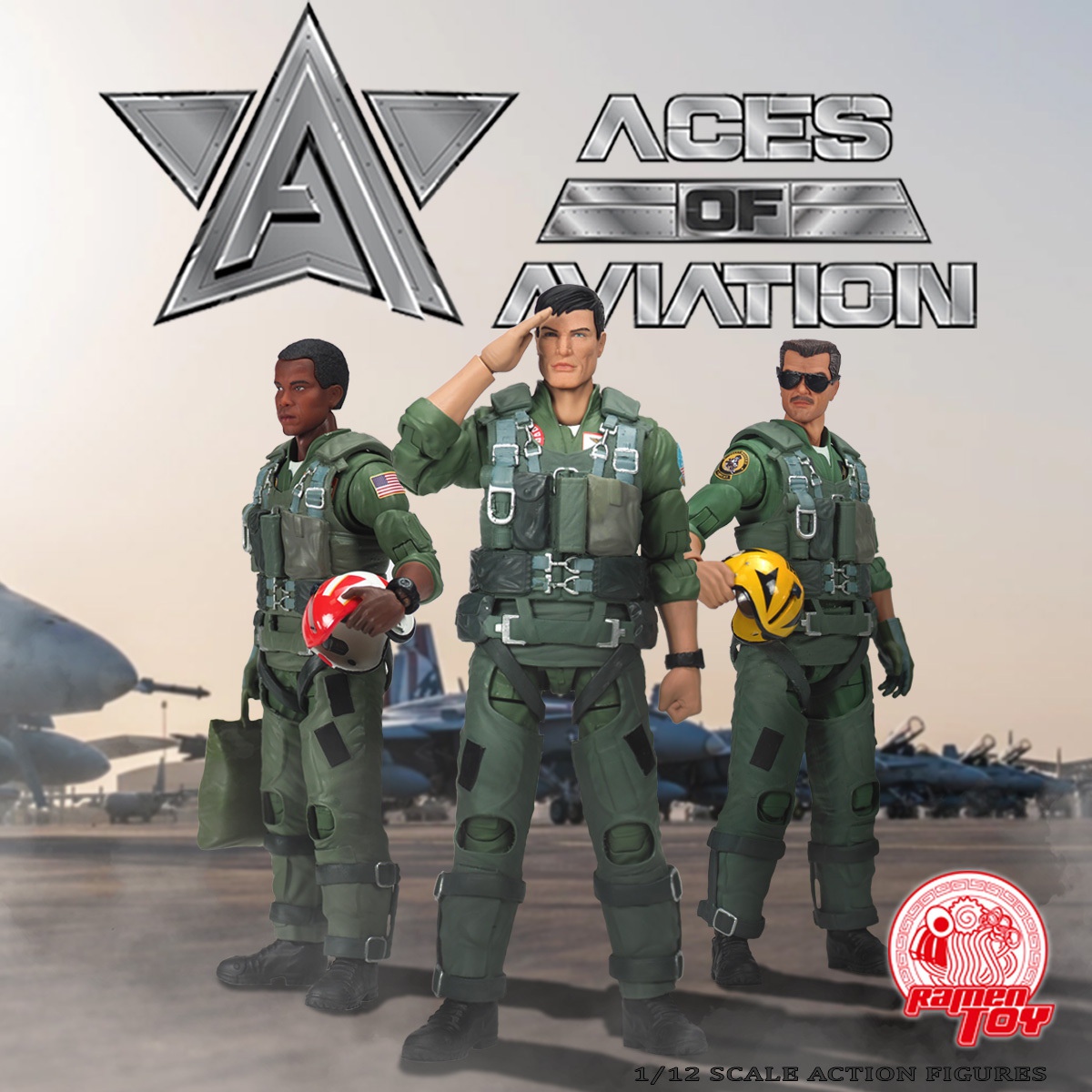 [สั่งจอง] Ramen Toy：1/12 aces of aviation