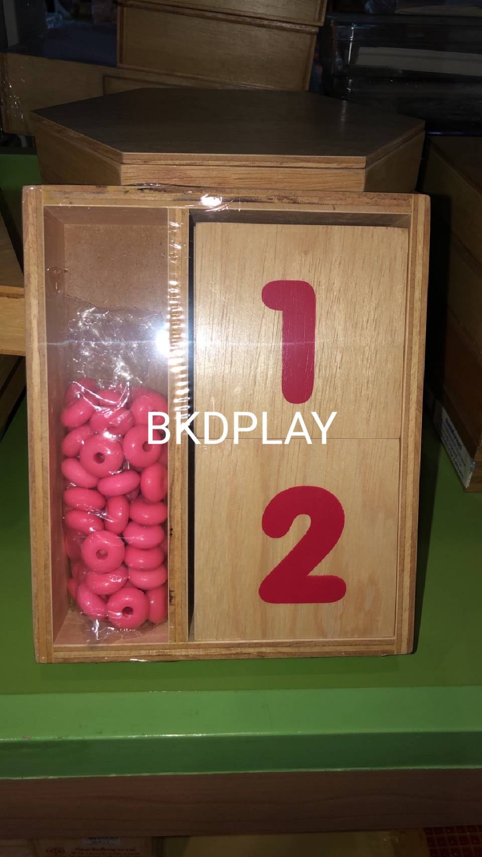 ลูกปัดหัดนับพร้อมแผ่นตัวเลข, ของเล่นเสริมพัฒนาการ, ของเล่นเด็กอนุบาล, สื่อการสอนเด็กอนุบาล