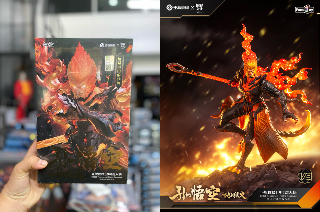 [พร้อมส่ง]FondJoy X YUANYE X Honor of Kings 1/9 (19ซม.)- Sun Wukong Inferno WZ1001