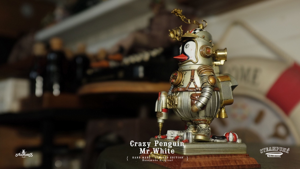 [สั่งจอง]STEAMARTS CRAZY SA2023C003 : PENGUIN MR.WHITE (15Cm)