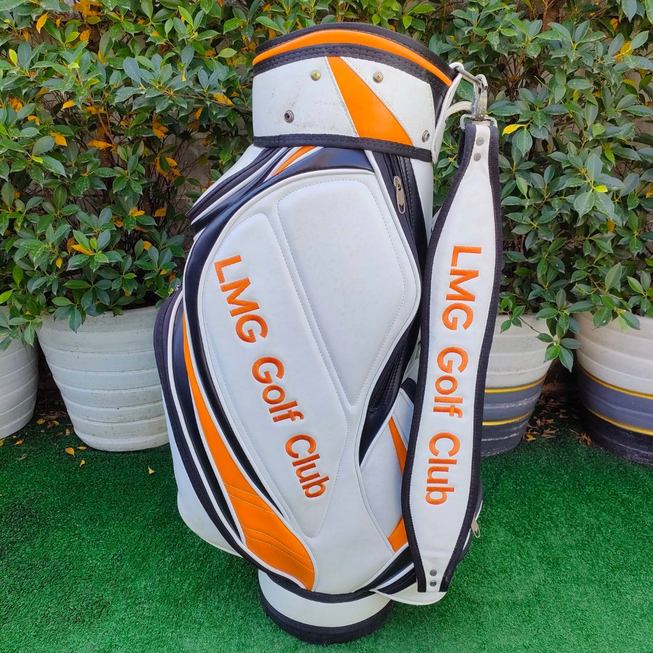 ถุงกอล์ฟ LMG GOLF CLUB มือสอง ถุง TOUR ใบใหญ่ หนังสวย บุกำมะหยี่