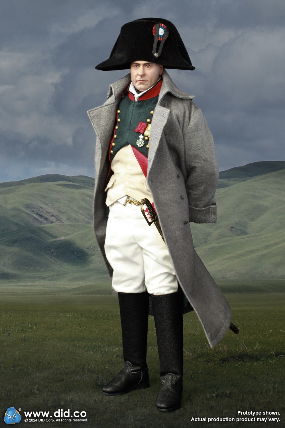[พร้อมส่ง] DID E60079 1/6 : Costume Set for Napoleon (Green) (เฉพาะเซตชุด ไม่รวมฟิกเกอร์)