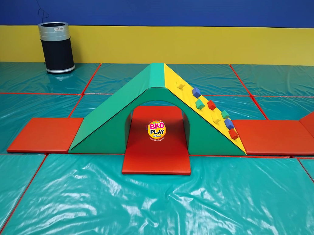 ภูเขา2ลูกอุโมงค์ปีนป่าย, ปีนป่ายเข้ามุม ปีนป่ายนุ่ม สไลเดอร์นุ่ม เบาะนุ่มนิ่ม, soft play, indoor playground ของเล่นเสริมพัฒนาการ เครื่องเล่นสนามในร่ม Kid Zone