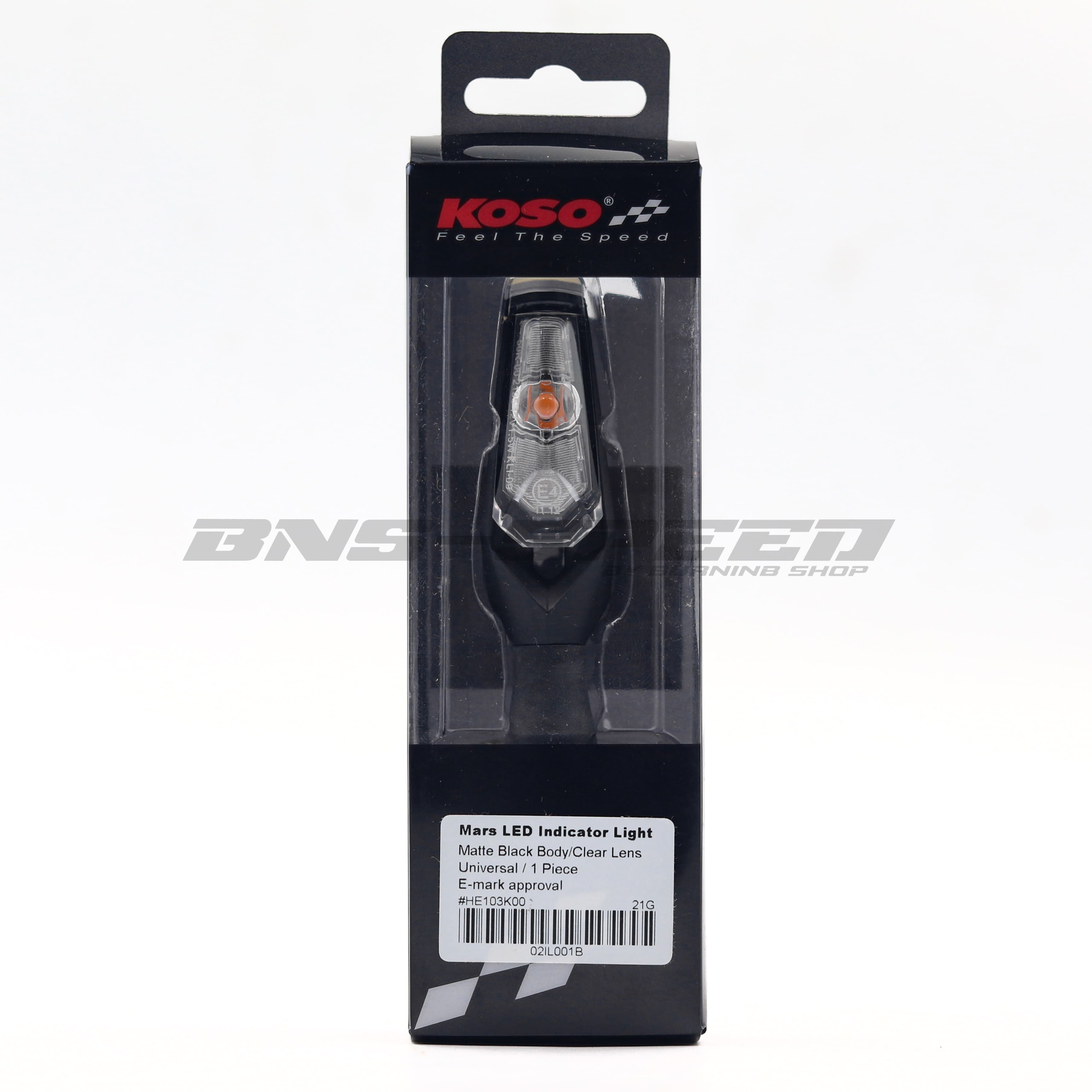 ไฟเลี้ยว KOSO แท้ 02IL001B LED INDICATOR LIGHT MARS CLEAR - BLACK
