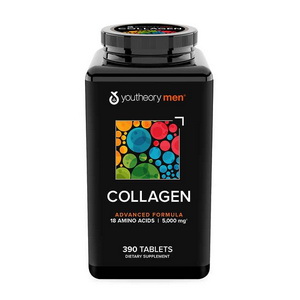 Youtheory Mens Collagen Advanced Formula กระปุกสีดำ สำหรับผู้ชายโดยเฉพาะ ขนาด 390 Tablets