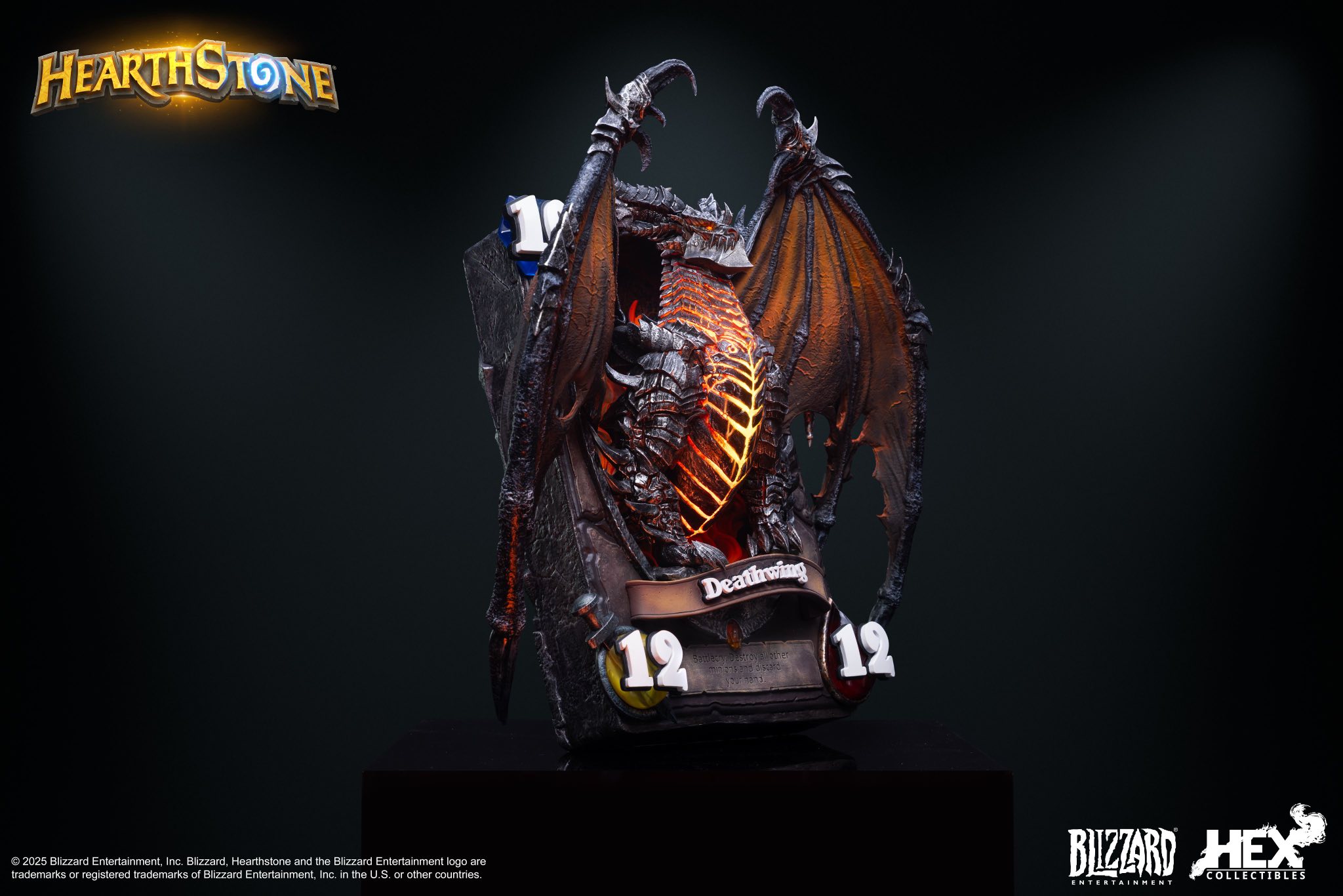 [สั่งจอง]HEX Collectibles : Deathwing Art Statue (Blizzard Hearthstone)