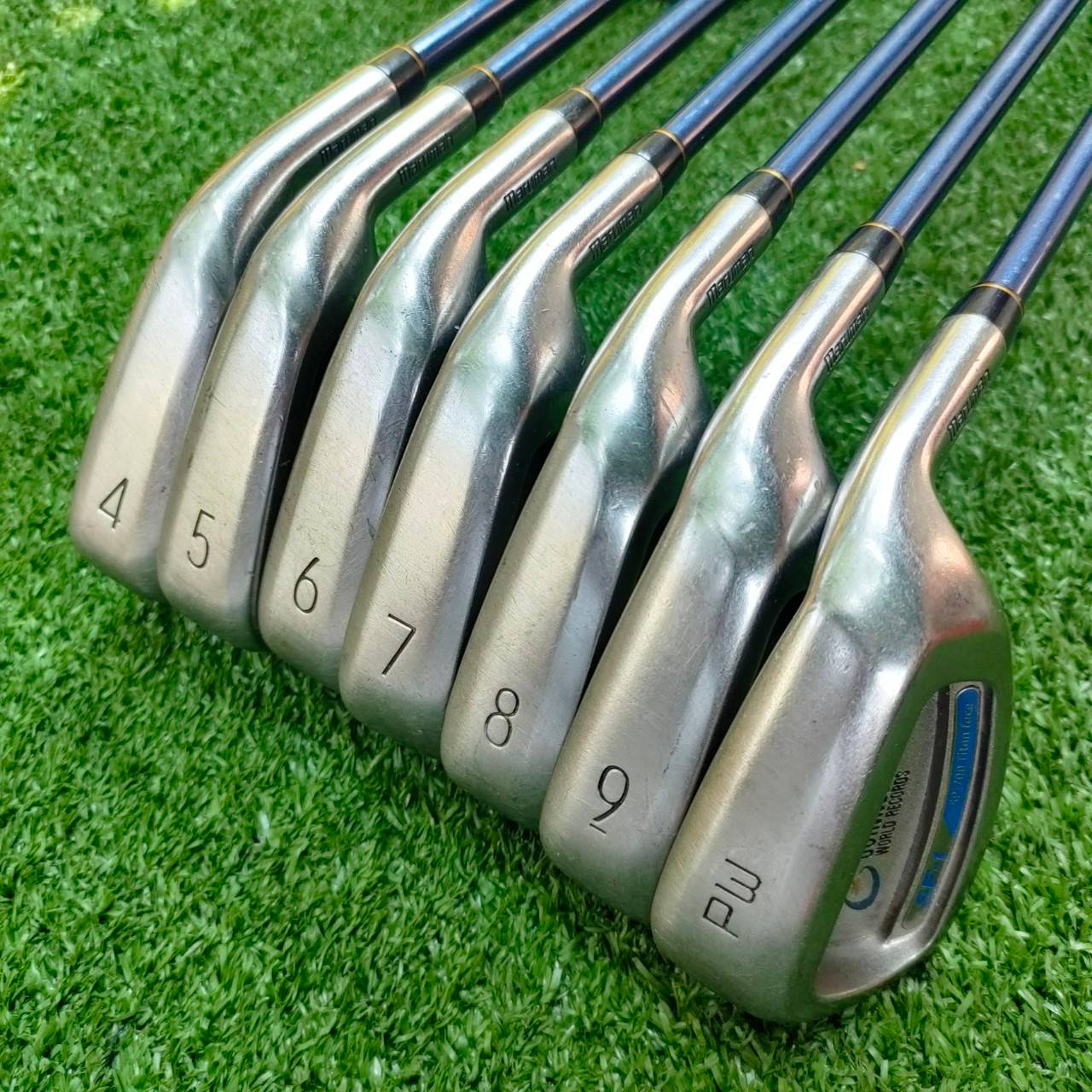 ชุดเหล็ก MARUMAN SF-1 มีเหล็ก 4 - 9 เเละ PW ก้าน GENESIS 60 EJ FLEX R ตีไกลที่สุดในโลก การันตีโดย Guinness World Records ไม้กอล์ฟพรีเมี่ยมมือสอง ของแท้ By NakaraLuxurious