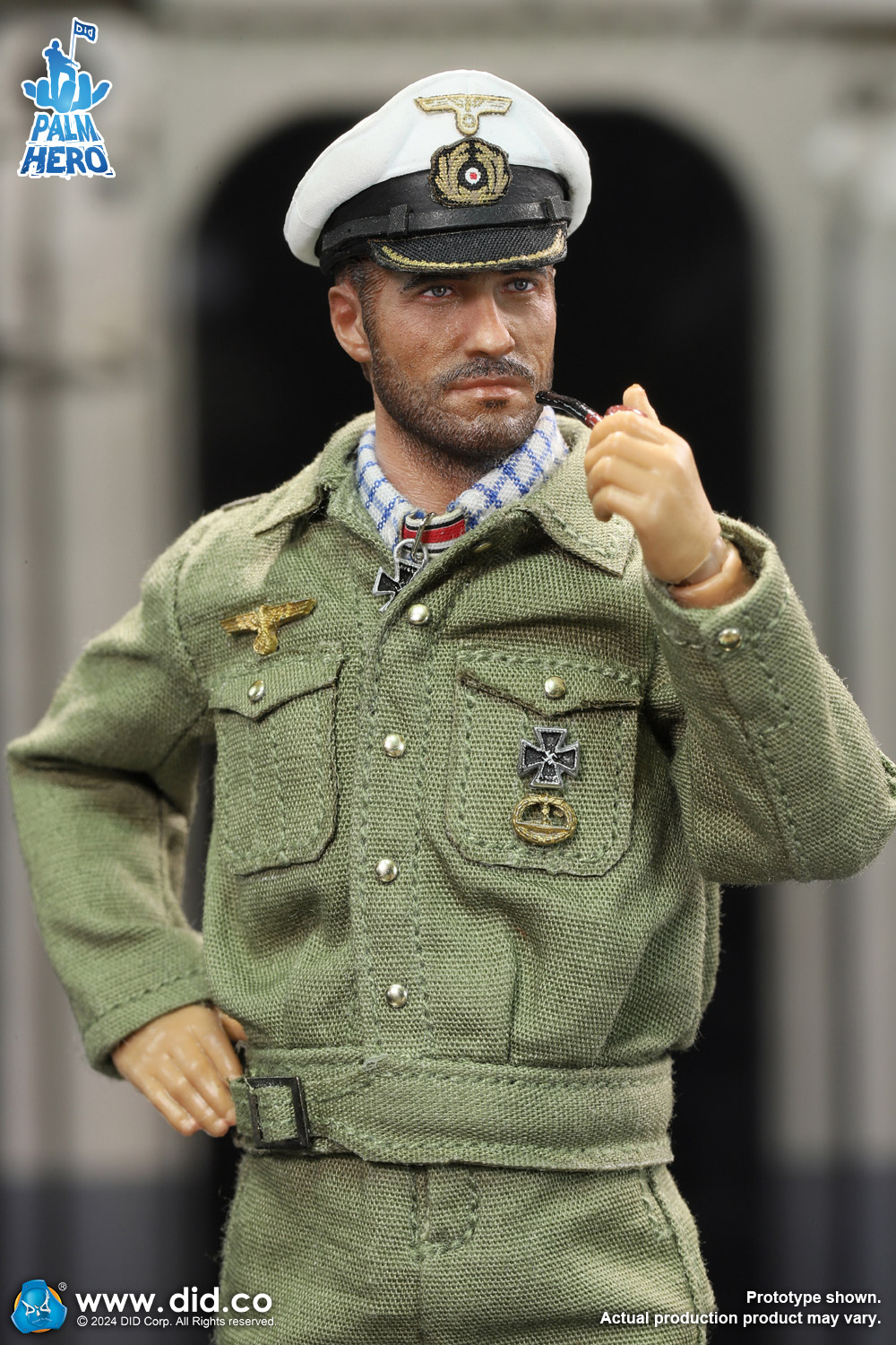 [สั่งจอง]DID XD80026 1/12 : Palm Hero Series WWII German U-Boat Commander - Lehmann